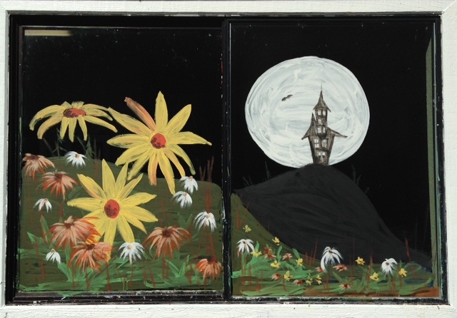 halloween window